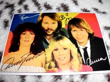 ABBA - BRAVO AUTOGRAMMKARTE -
