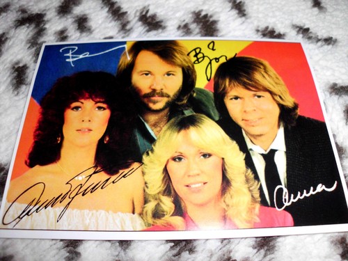 Abba bravo autogrammkarte - -,