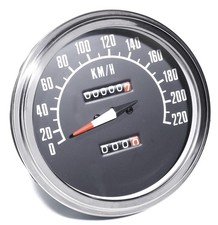 Tacho KM/H schwarz 2:1 für