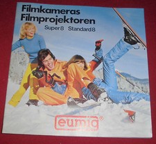 dachbodenfund prospekt eumig film kamera projektoren alt werbung 70 er jahre