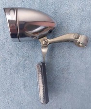 Scheinwerfer Union Oldtimer Fahrrad PANTHER silber 