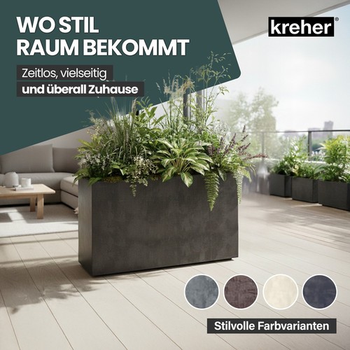 Kreher xxl pflanzkasten - pflanzkasten, hoch