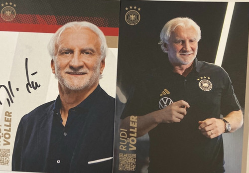 Autogramm rudi völler - autogramm,
