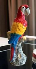 Keramik Papagei Skulptur Vogel