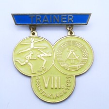 DDR Abzeichen VIII. Spartakiade 1981 TRAINER