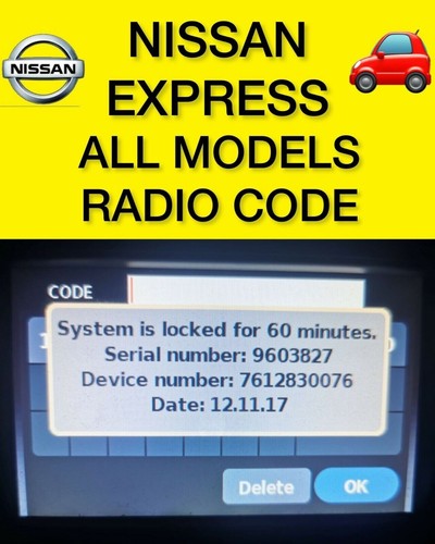 Nissan radio code - 🚗,