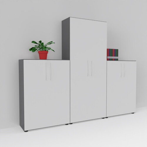 Büro schrankwand 240 breit - büro-schrankwand, cm