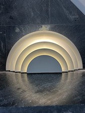 Mäander Wandleuchten von Cesare Casati & Emanuele Ponzio für RAAK, 1970s Meander