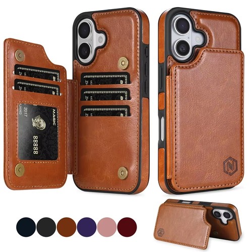 Kunstleder wallet hülle - kunstleder, für