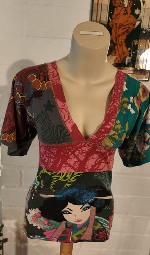 Desigual damen bluse kimono - desigual,
