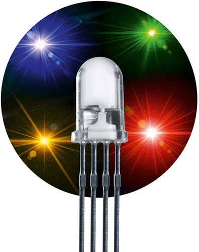 Led leuchtdiode rgb 5mm pin - leuchtdiode, 4