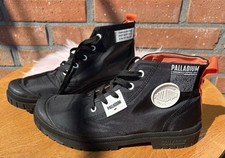 Palladium Unisex Schnürstiefelette Schwarz Größe 40 Top