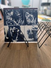 7 Schallplattenständer | Aufbewahrung für 75LPs | Vinyl -| Matt Schwarz