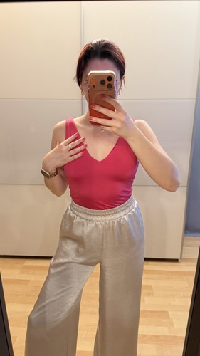 Amisu crop top fuchsia - crop,