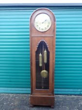 Qualitätvolle Bodenstanduhr 2 gewichtig, Jugendstil um 1910 in Eiche voll intakt