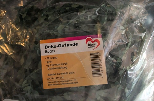 Dekogirlande 30m lang - dekogirlande,