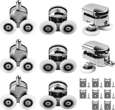 8 Stück Duschtürrollen Ø