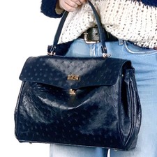 Damen Blau Handtasche Luxus