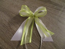 30 x Türschleifen, Autoschleifen, versch. Anlässe,Hochzeit,Antenne grün  weiß