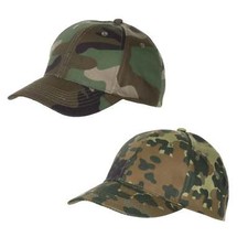 BW Kappe Bundeswehr MFH US Cap flecktarn woodland Army Mütze Basecap