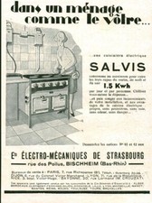 Werbung alter Elektroherd