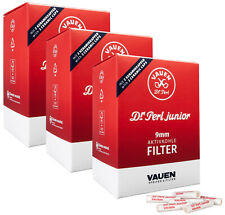 Dr. Perl Junior 3 Boxen a 180 Aktivkohle Filter JUMAX Vauen Pfeifenfilter 9mm