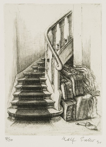 Escher vor der - escher, (*1936),