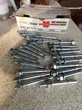 25x M12x110mm Schwerlastanker Verzinkt Keilanker Schwerlastdübel Bolzenanker 