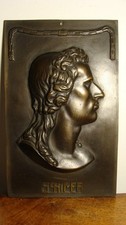 Alte Jugendstil Bronze Figur