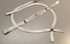 Schmuckset 925 Silber mit 12