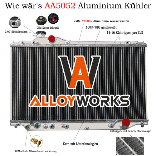 Reihe aluminium kühler für - aluminium,