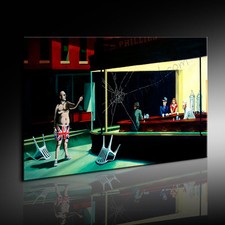 Banksy graffiti nighthawks - nighthawks, by
