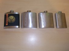JÄGERMEISTER  4x Flachmann, Hipflask  1x Schwarz 6oz, 3x Edelstahl 6oz, 6oz, 3oz