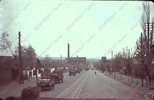 ++ Original Farbdia Militaria VW Kübel Vormarsch Ostfront Stadt Agfacolor ++