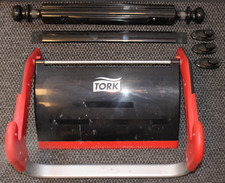 TORK Putzrollenhalter Performance W1 652108 schwarz, rot Kunststoff