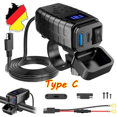 12v motorrad lenker dual - dual, usb