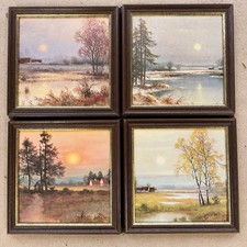 Vier Jahreszeiten gerahmte