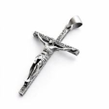 Große Kruzifix Kreuz Sterling