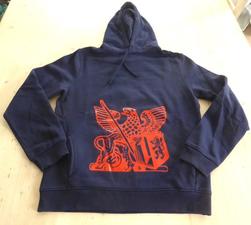 Hoodie blau rot adler - rot, ,