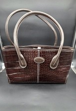 Vintage Leder Handtasche Tod's Tasche Schultertasche Retro Damentasche