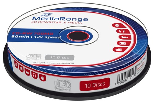 Mediarange rohlinge rw - 10,