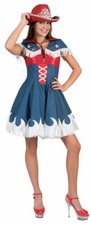 Cowboy Kostüm Damen Rodeo Cowgirl Wilder Westen Westernkleid Fransen Fasching KK