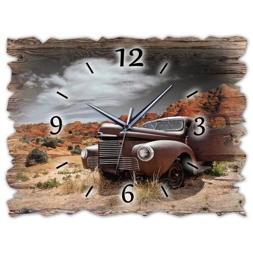 Holz wanduhr leise lautlos - holz,