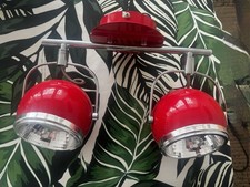 Eyeball Lampe Retro rot Deckenspot