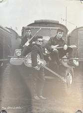 The Beatles Hamburg Funfair Session poster signed by Astrid Kirchherr