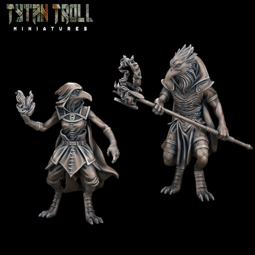 Vogelvolk magier miniatur - vogelvolk,