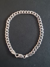 925/- Silber Armband, Panzer
