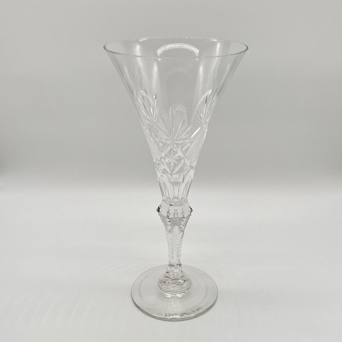 Antiker glaskelch 28 cm - antiker,
