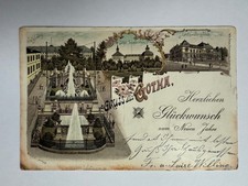 alte AK  "Gruss aus Gotha"  ca. 1897