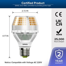 LED Leuchte 25W LED Leuchtmittel Birnenlicht Lampe 4000lm A19 E27 Warmweiß CE